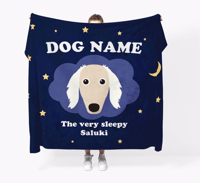 The Very Sleepy...: - Personalized {breedFullName} Throw Blanket